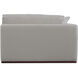 Rue White Left Arm Facing Chair
